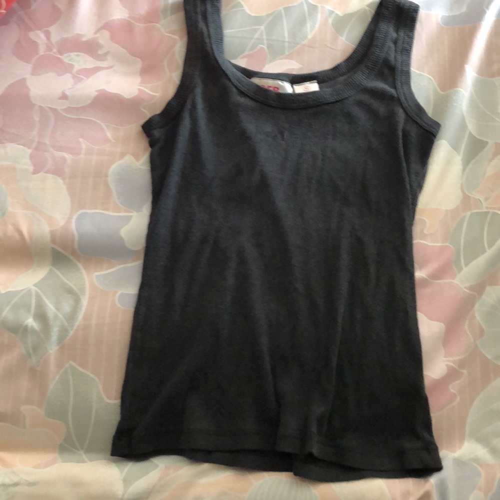 Black tank top